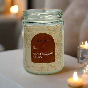 Orange Sugar & Shea candle